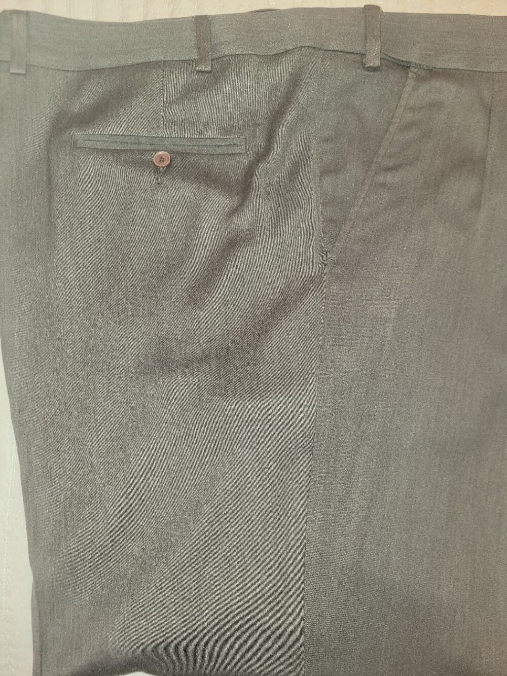 CM Gold Series by Destination XL Pleated Men’s Dress Slacks 46 x 30 Very Good